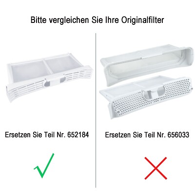 Flusensieb Trockner für SIEMENS WT46E315FF/35 - IQ500 Flusensiebeinsatz, NEU