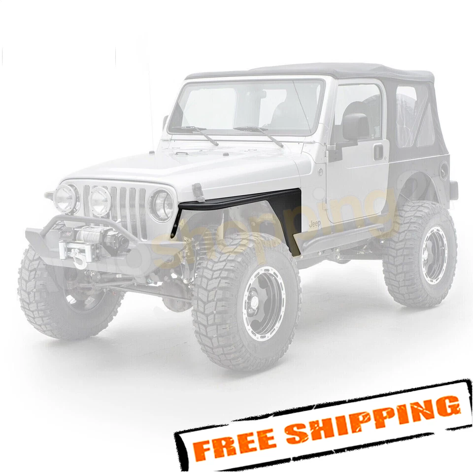 Smittybilt 76872 XRC Armor Front Tube Fenders for 2097-2006 Jeep Wrangler TJ Foto 2 de 4