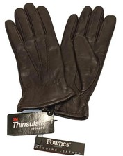 Women's Fownes Thinsulate Leather Gloves Large, Brown