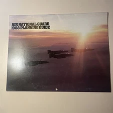 Air National Guard 1988 Planning Guide Oversize Calendar