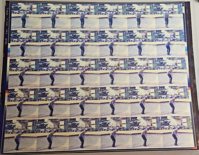 #ad The SHARK Greg Norman Kodak Lenticular Full Test Sheet of famous Bunker Shot $75.00