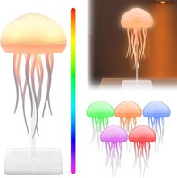 Quallen Lampe LED Nachtlicht Gradient Schlaflicht Deko FüR Kinderzimmer
