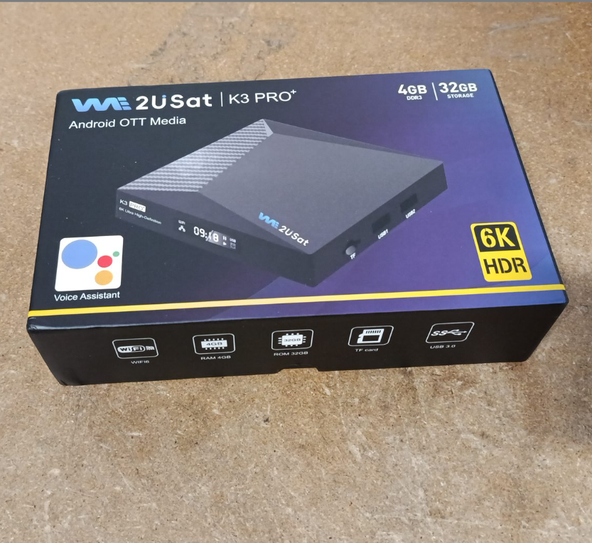 We2USat K3 PRO 6K Android TV Box Second Used SUPER BOX S6 MAX | eBay