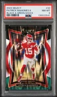 2024 PANINI SELECT BLACK & GREEN SHOCK #33 PATRICK MAHOMES II PSA 8