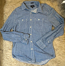 American Eagle Outfitters Men s M Blue/White ...