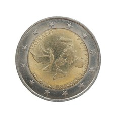 Monaco 2013 2 Euro 20 Years of UN Membership