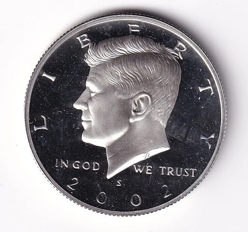 2002 S SILVER PROOF KENNEDY HALF DOLLAR  FROM SILVER PROOF SET #246