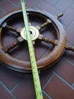 Wooden nautical Ships wheel Boat's Steering Wheel Helm 24" Marine Decoration  — photo 5