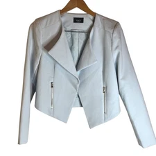 VICI Small Light Blue Beautiful Blazer With Pockets. Chic and Fun. EUC.
