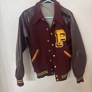 Vintage Fab Knit Letterman Jacket 1982 Size XL