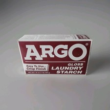 (1) New ARGO Gloss Laundry Starch Red 16oz Box - Discontinued NOS