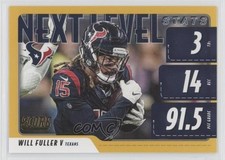 2020 Score Next Level Stats Gold Will Fuller V #NLS-WF 5q7