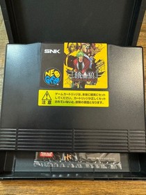Garou Mark of the Wolves SNK NEOGEO AES ROM Cassette Japan Import Authentic CIB