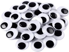 200 Pieces Wiggle Eyes Self Adhesive Black White Googly Eyes for DIY Crafts D...