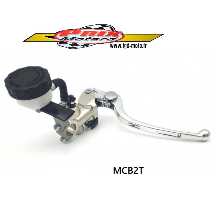 Maître-cylindre de frein radial 19mm or pour un freinage moto puissant