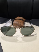 Ray-Ban RB3735 001/31 Arista Green Gold 60 mm Sunglasses