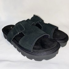 Koolaburra by UGG Women's Tizz Slide Sandals Black Size 9 Classic Black