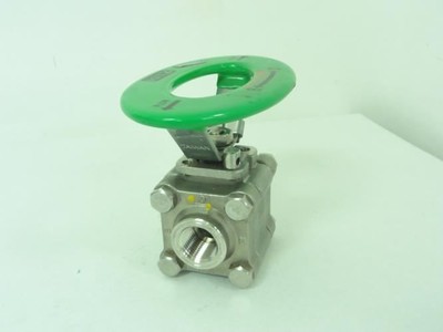 191530 New-No Box; Kitz 329F-LOH-1/2 Ball Valve; 1/2''NPT; 1500WOG; 3-Piece