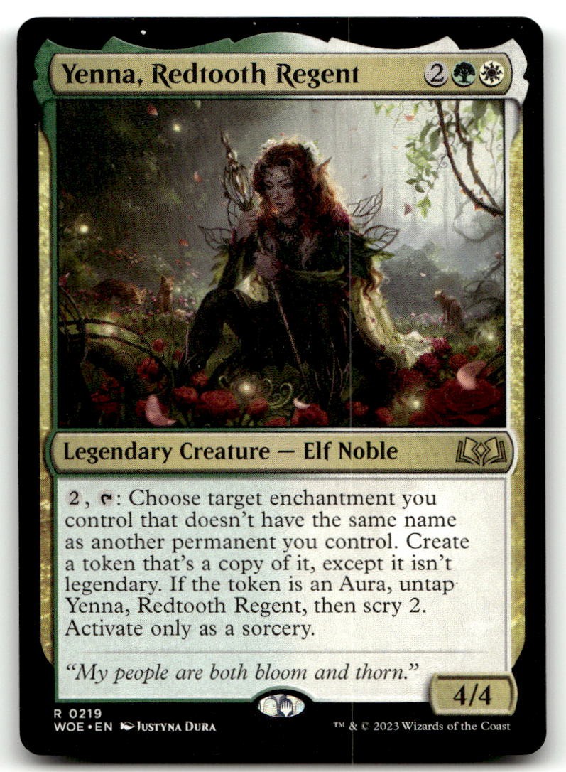MTG Wilds of Eldraine #219 Yenna, Redtooth Regent NM | eBay