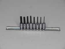 Snap On Tools Tma2-tma8 Made In Usa 116-14 Sae Hex Bit Socket Set 14 Drive