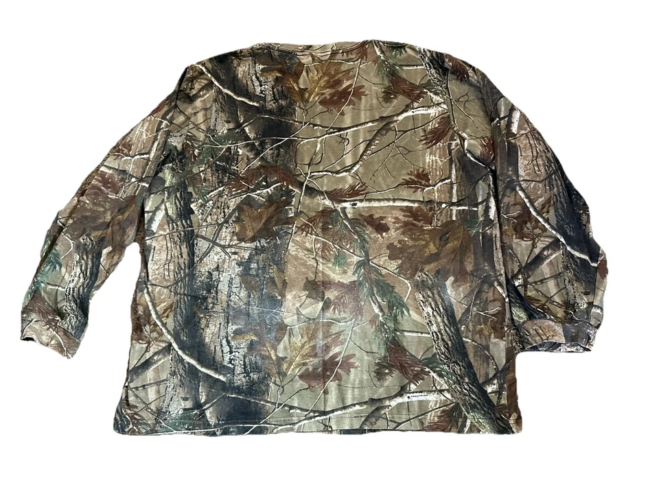 Vtg Liberty Hunting RealTree Camo Men's Shirt Size 2XL 100% Cotton - Image 2 of 4