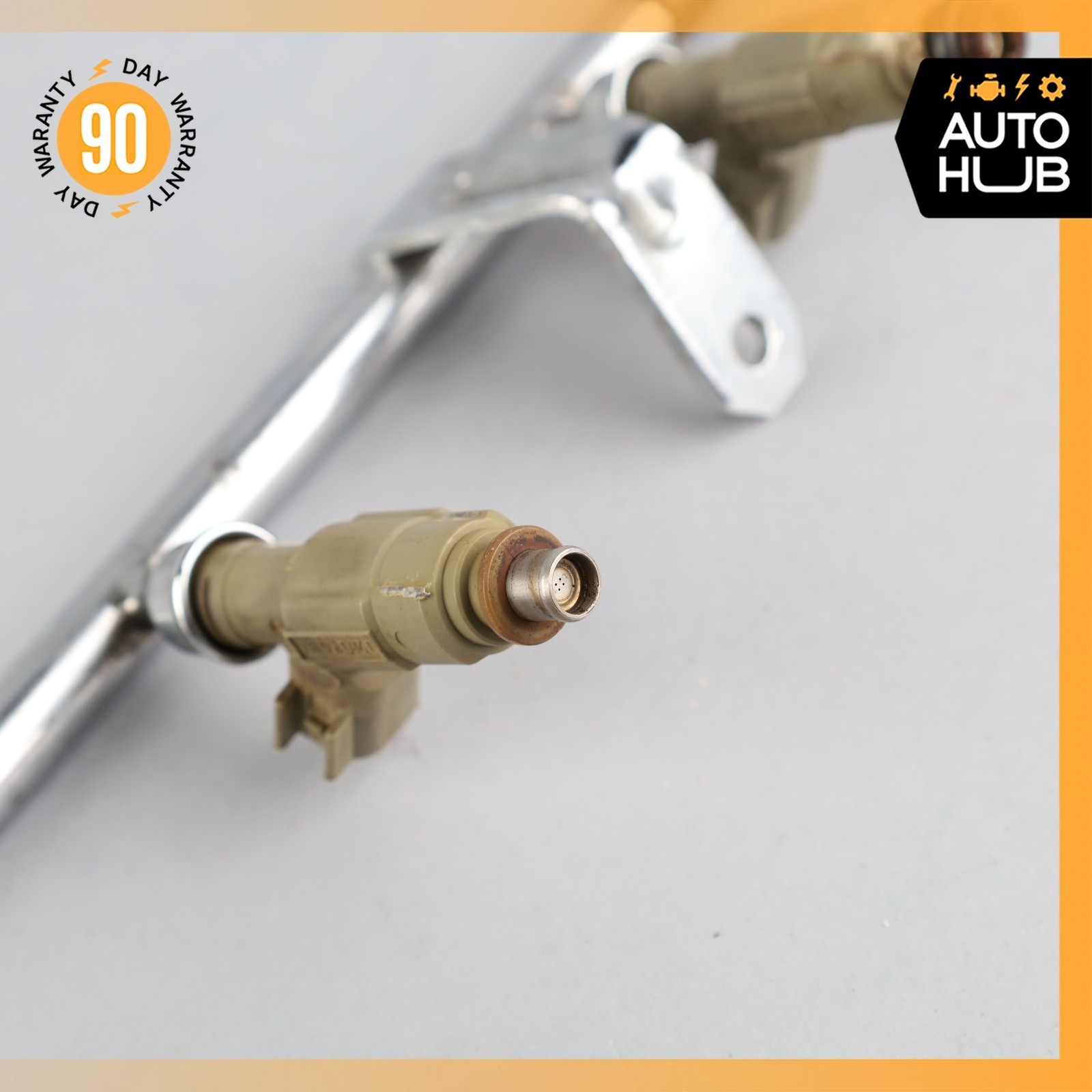 Aston Martin DB7 Vantage 6.0L Left Fuel Injection Rail Line w/ Injectors OEM 38k