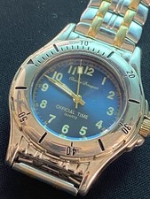 Orologio Vintage Charles Bouquet Bicolor 80s Gold Silver Watch 38mm Man Woman 70