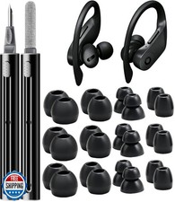 12 Pairs Replacement Ear Tips for Powerbeats Pro/Beats Flex/Beats X Earbuds S...