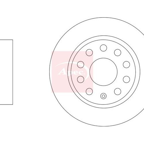 APEC Brake Disc DSK3495