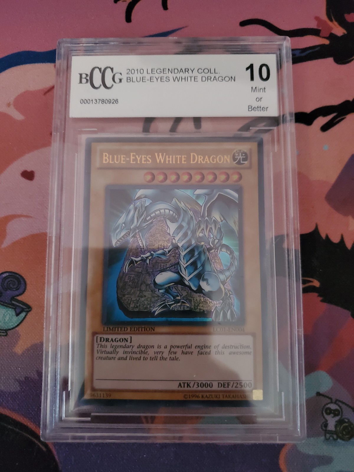 Konami Blue-Eyes White Dragon LC01-EN004 Ultra Rare Holo BCCG 10 view 1