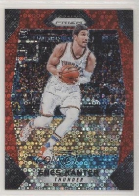 2017-18 Panini Prizm Fast Break Red Prizm 40/125 Enes Kanter #262 z0i