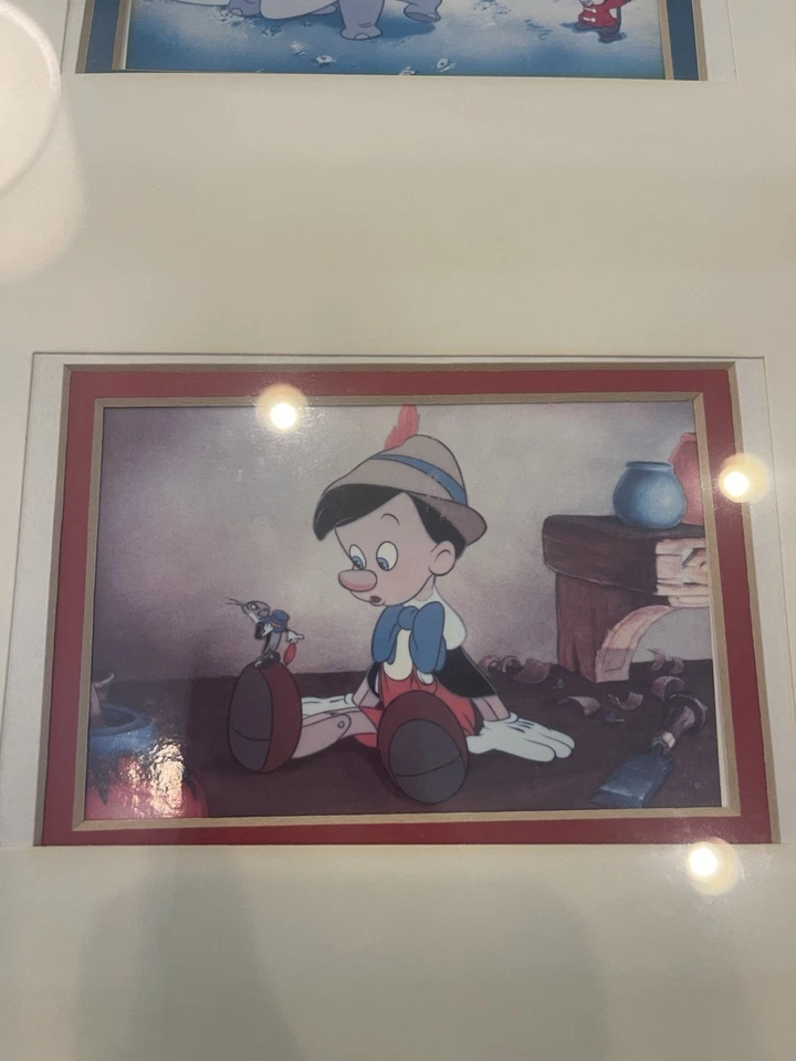 Disney Archive Collection Framed Cards ART Pinocchio Jungle Book Dumbo Child ✨ - Image 4 of 4