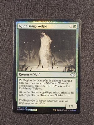 MAGIC MTG - Rudelsang-Welpe - VOW 213/277 - CRIMSON VOW - HOLO - U - TOP
