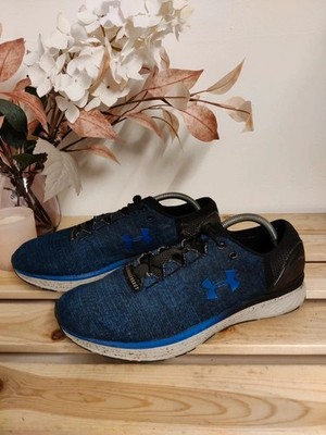Herren Under Armour Charged Bandit 3 Navy Textil Schnürschuhe Sneaker UK 10 EU 45