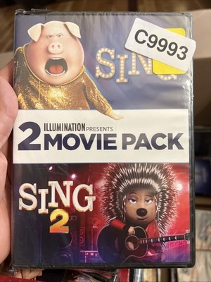 Sing 2-Movie Collection [DVD] Matthew McConaughey, Reese Witherspoon, Scarlett J