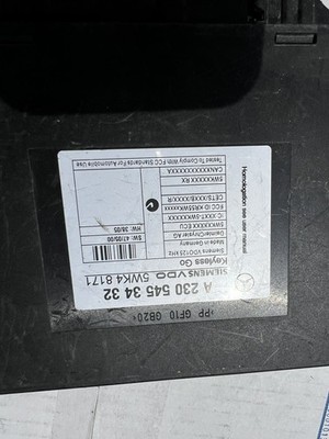 2007-2010 Fits Mercedes W221 S550 CL550 Keyless Go Control Module 2218702392 OEM