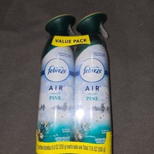 Febreze Air Fresh-Cut Pine Scent Value Pack 2 Bottles 8.8 Oz Each Total 17.6 Oz
