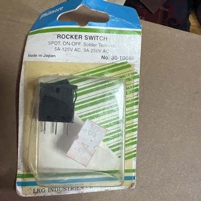 Philmore 30-10086 SPDT ON-ON, 13x19 Snap-In Rocker Switch 5A@125V AC