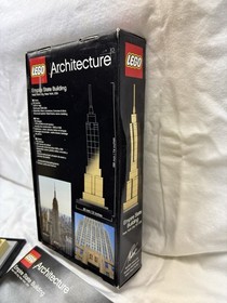 LEGO ARCHITECTURE - EMPIRE STATE BUILDING 21002 ORIGINAL BOX AND MANUAL