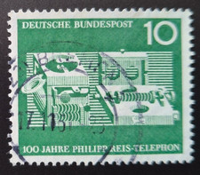 1961 Bund, Mi.Nr. 373, 100 Jahre Philipp Reis Telephon, gestempelt
