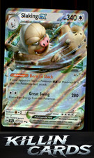 Slaking ex - 147/191 147/191 Pokemon Double Rare SV08: Surging Sparks Card NM