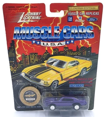 Johnny Lightning 1/64 Scale 200-200 - Muscle Cars 1969 Pontiac GTO Judge Purple - Bild 1 von 4