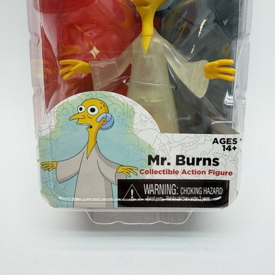 NECA Simpsons Mr Burns Glow In The Dark Figure 25th Anniversary