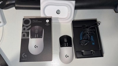 Logitech G PRO X2 SUPERSTRIKE Wireless Gaming Mouse HITS Rapid Trigger-Tiger Ice
