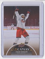 -2021-22 Upper Deck UD Canvas Jakub Voracek Columbus Blue Jackets #C294
