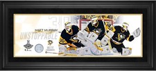 Matt Murray Penguins '16 Stanley Cup Champs Framed 10x30 Pano w/GU Net