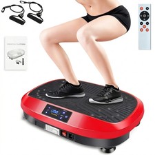 Gebraucht Vibrationsplatte mit Trainingsbandern, 120 Intensitätsstufen, 200W