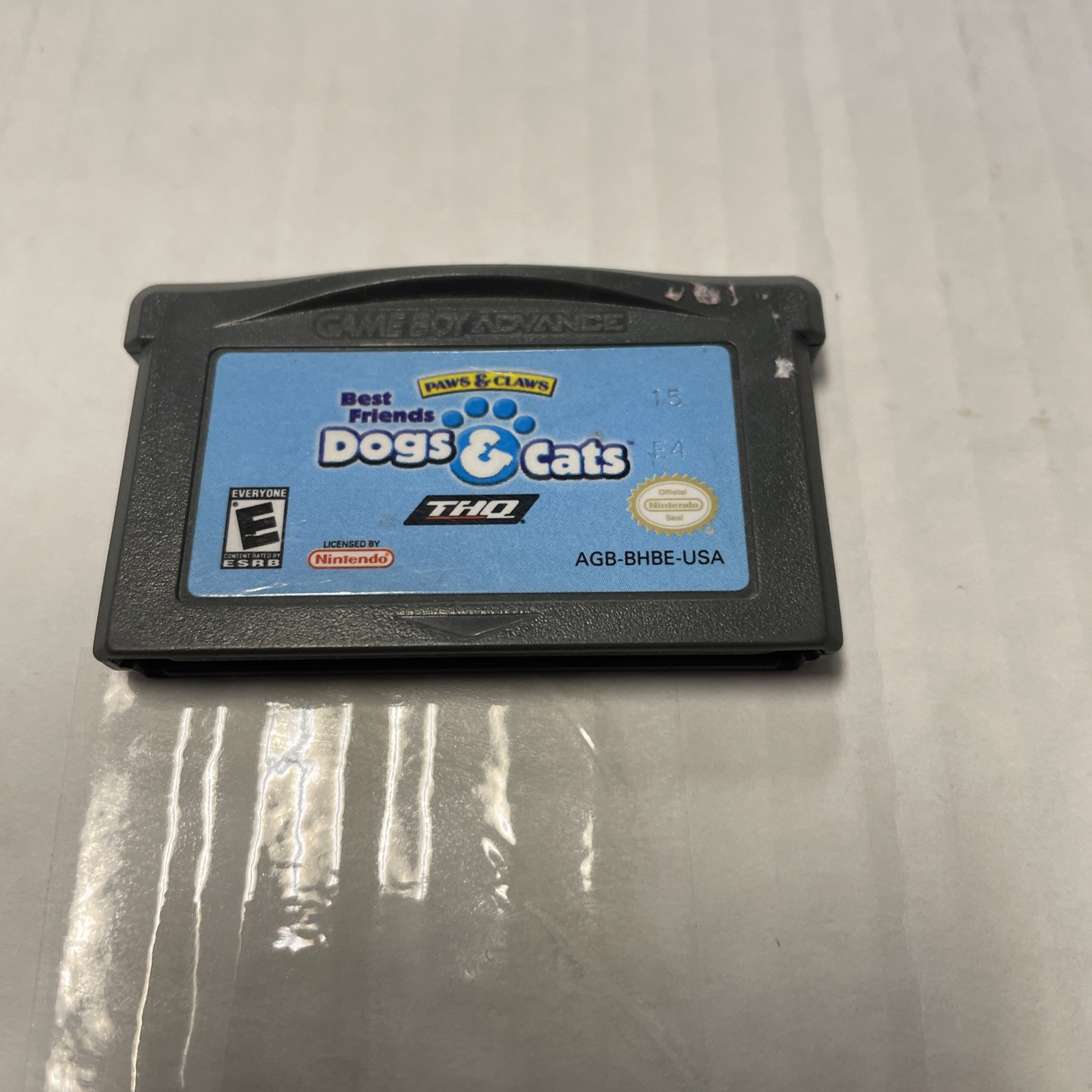 Paws and Claws Dogs and Cats Best Friends (Game Boy Advance GBA) Original Game