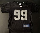 Oakland Raiders Warren Sapp Jersey Reebok Youth Medium 5-6