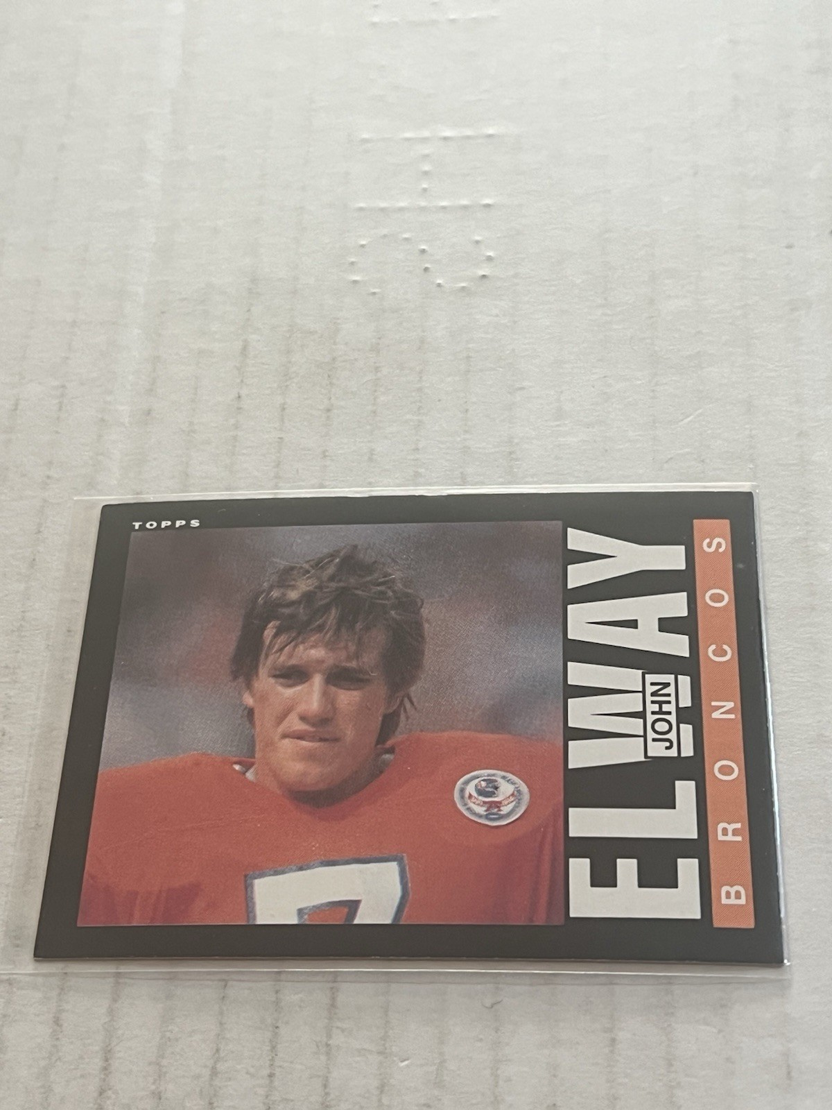 1985 Topps Football John Elway #238 Denver Broncos